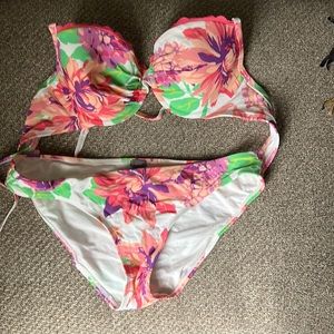 Floral bathing suit